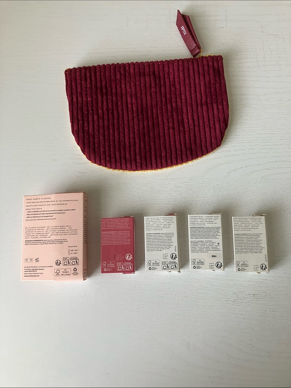 Rare Beauty Travel Sizes (5) + Ipsy Cosmetic Bag - NWT - Picture 5 of 8